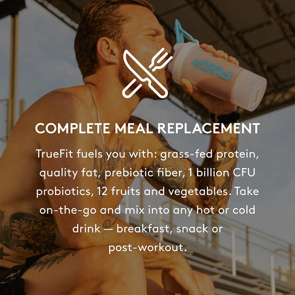 RSP Nutrition, TrueFit Meal Replacement, Grass-Fed Whey Protein Shake with Fruits & Veggies - Benefits