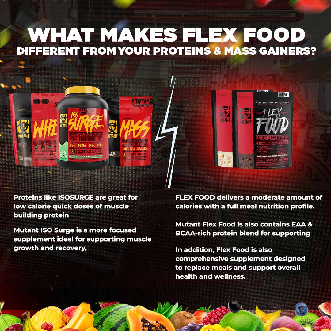 Mutant Flex Food, Meal Replacement, 880g What Different?