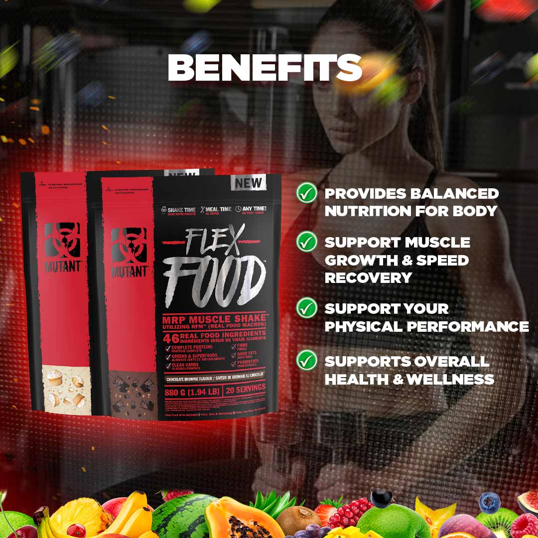 Mutant Flex Food, Meal Replacement, 880g benefits