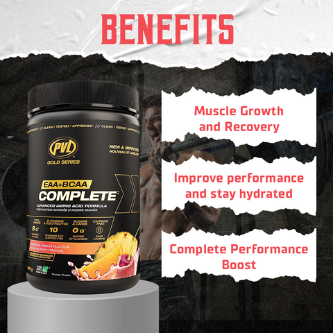 PVL Gold Series EAA + BCAA Complete - advantages