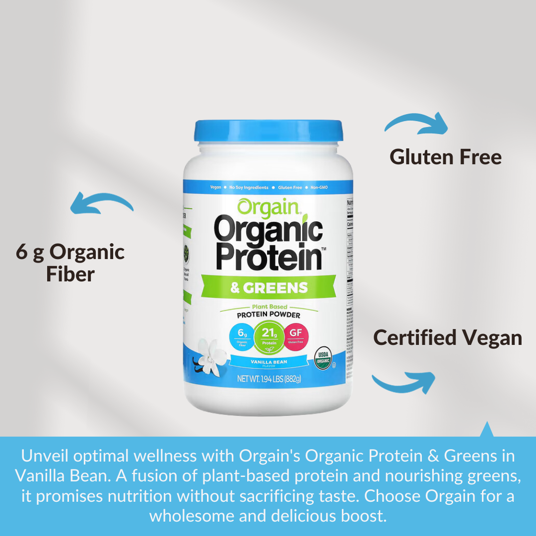 Orgain, Organic Protein & Green Protein, 1.94lbs