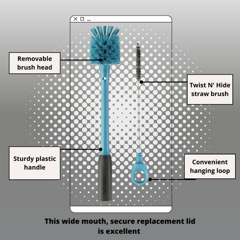 Owala brush features