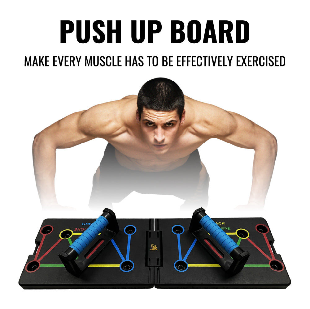 Ultimate Sup Foldable 16 In 1 Push Up Board | Train Different Body Parts |for Men & Women Home Gym