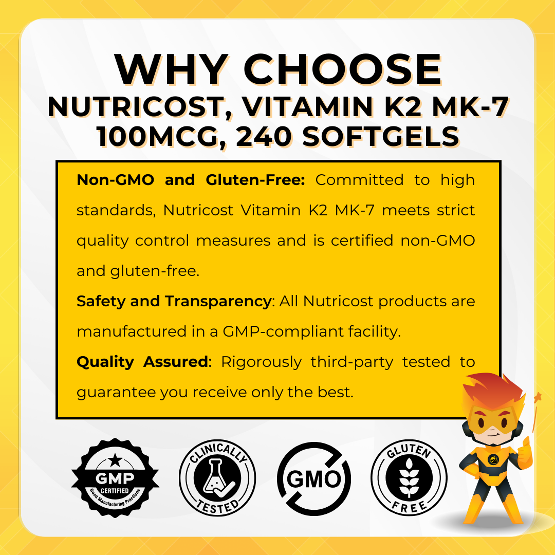 nutricost vtm K2MK7 - why choose