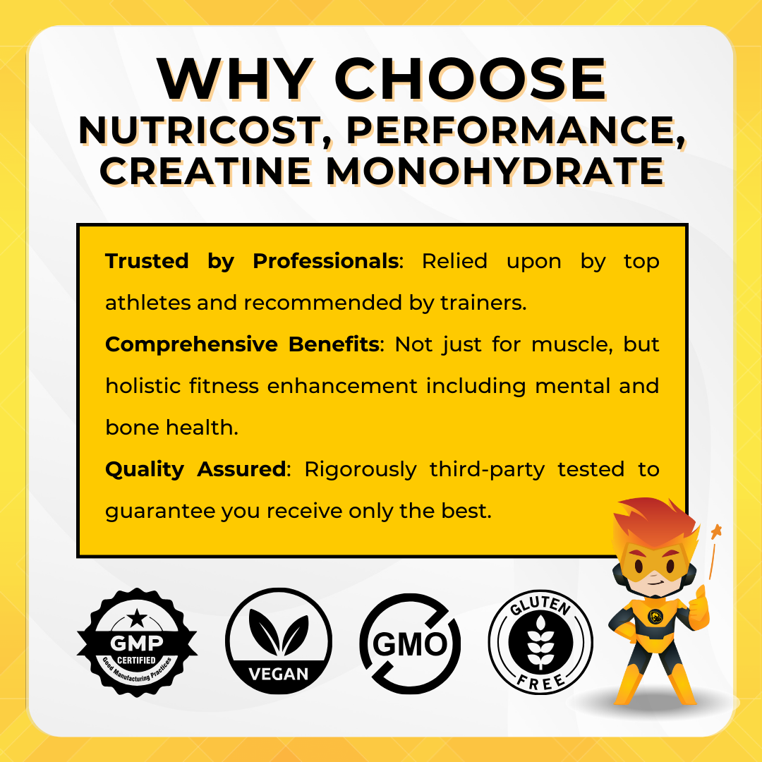 nutricost creatine 500g - why choose