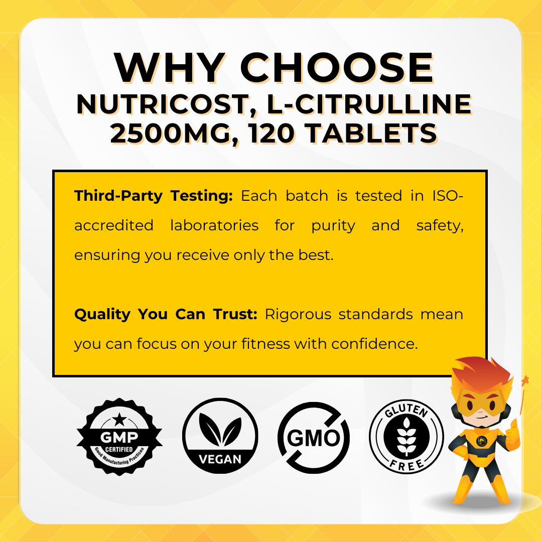 nutricost L-citrulline - why choose