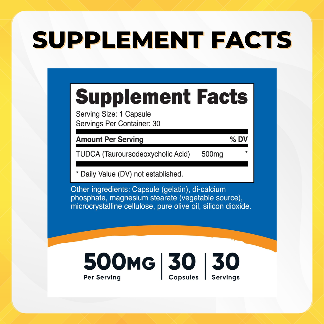 nutricost TUDCA - supplement