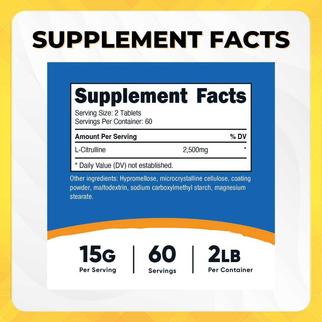 nutricost L-citrulline - supplement