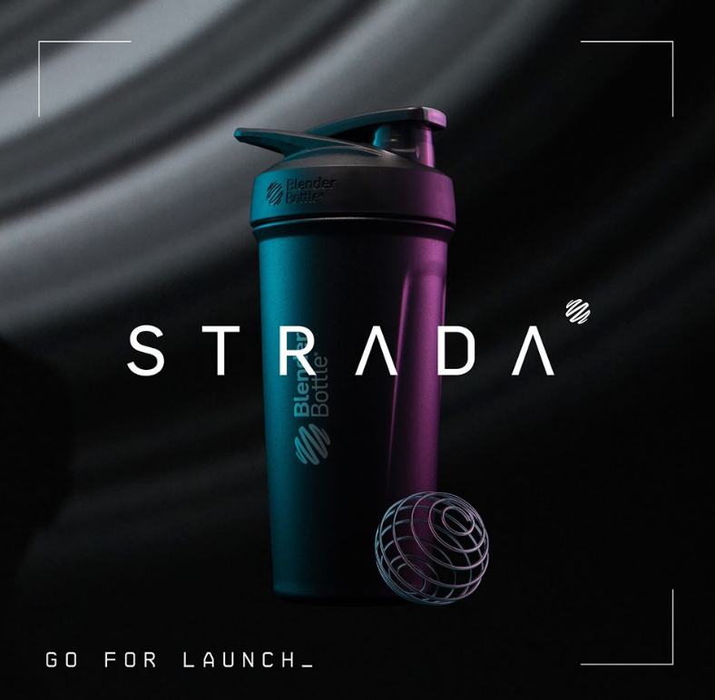 Blender Bottle Stainless Steel Insulated Strada - IF Logo