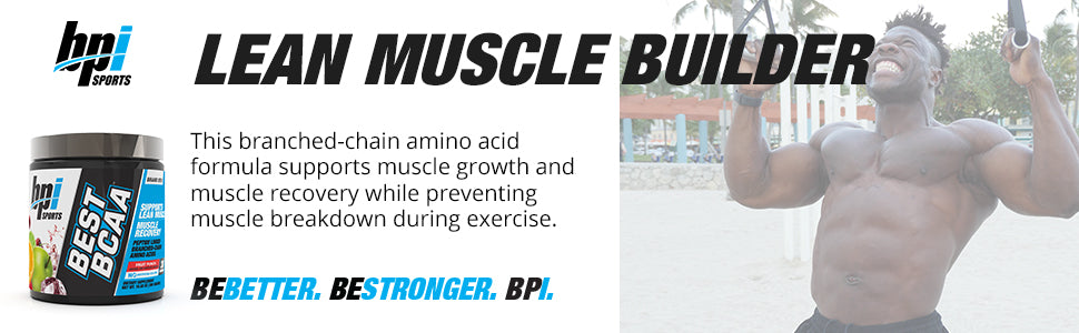 BPI Sports, Best BCAA support Muscle Recovery | Protein Synthesis | Build Lean Muscle