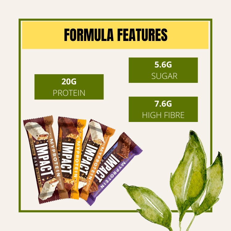 Myprotein Impact Protein Bar Formula Features