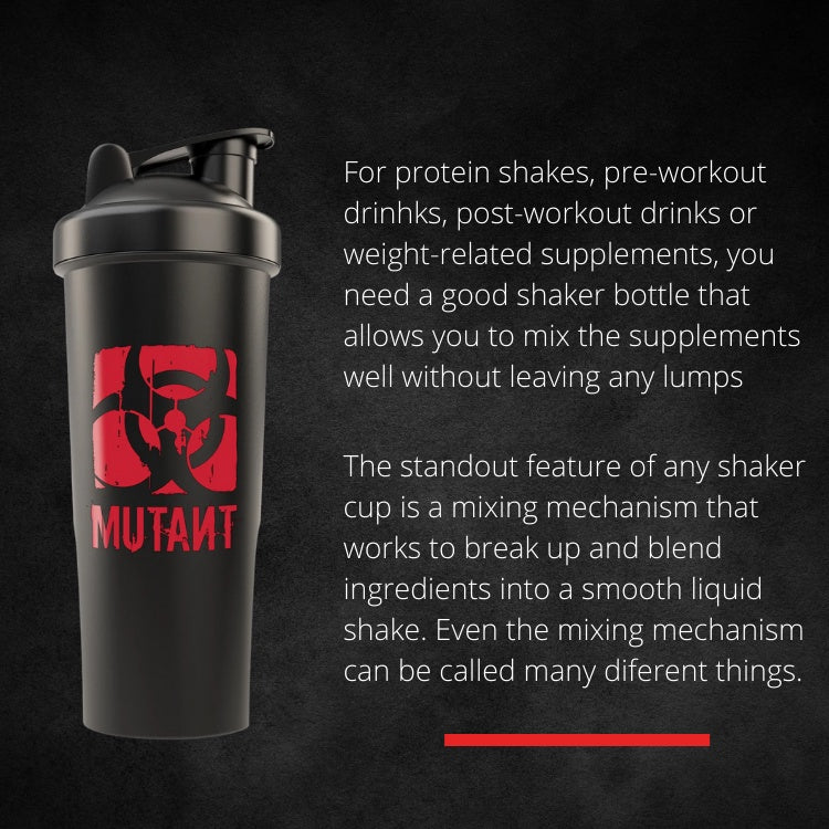 Mutant Deluxe All-In Shaker Cup, introduction of shaker