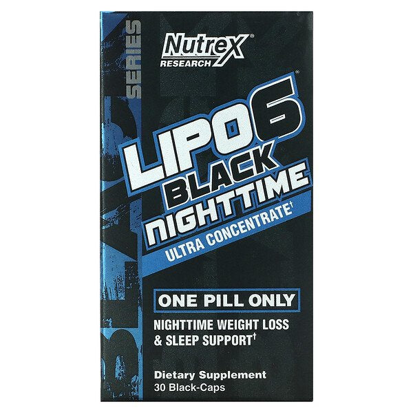 Nutrex Research LIPO-6 Black Nighttime - Front
