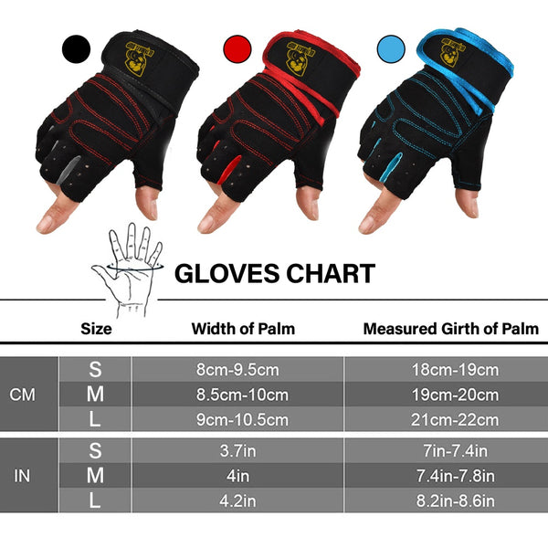 UltimateSup Training Gloves - gloves chart