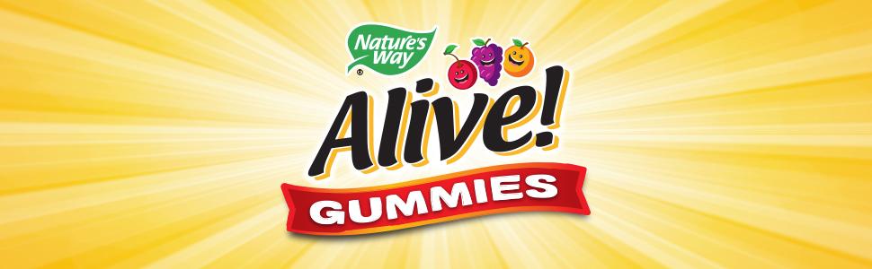 Nature's Way, Alive! Children's Chewable Multi-Vitamin, Orange + Berry Fruit, 120 Chewable Tablets