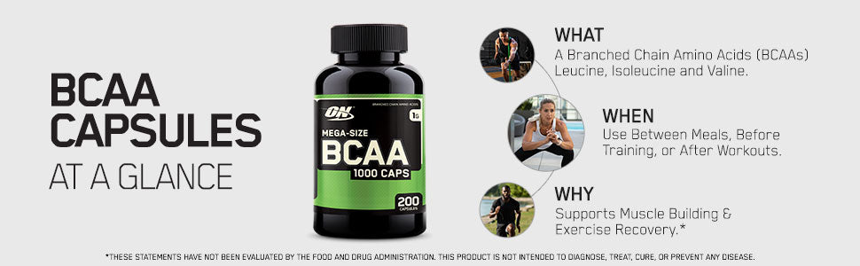 Optimum Nutrition BCAA Capsules