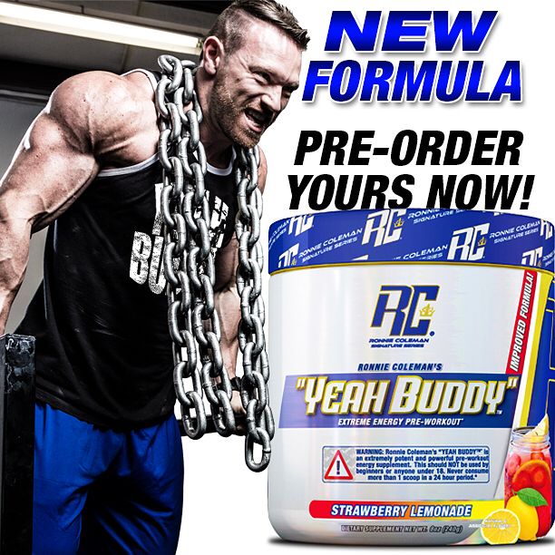 Ronnie Coleman Signature Series YEAH BUDDY Pre Workout | Mental Focus | Intense Muscle Pump | Ultimate Pre-workout