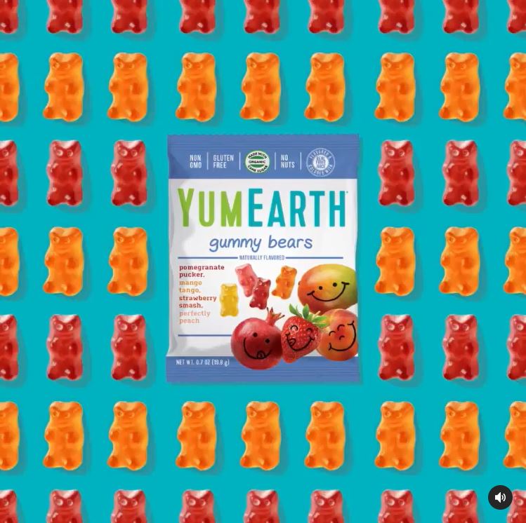 YumEarth, Gummy Bears, Assorted Flavors, 12 Packs, 2.5 oz (71 g) Each