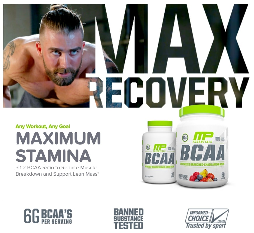 MusclePharm, BCAA Essentials, 30-60 servings