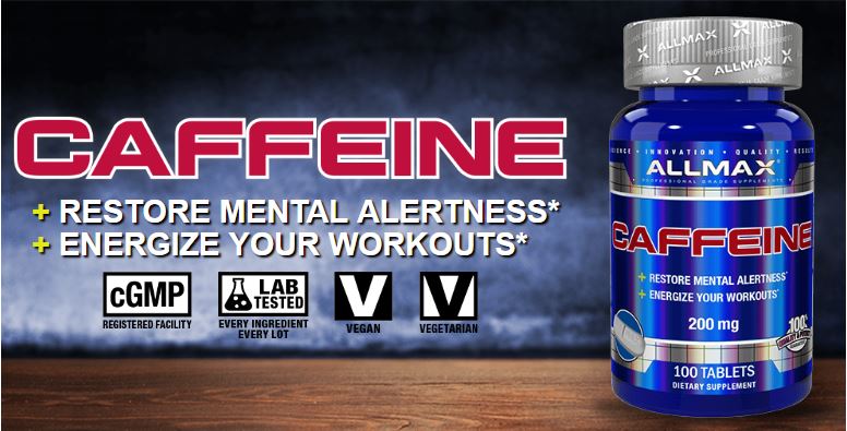 ALLMAX Nutrition, Caffeine , 200 mg, 100 Tablets