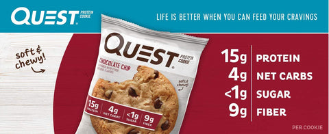 Quest Nutrition, Protein Cookie, 12 Pack, 59g Each