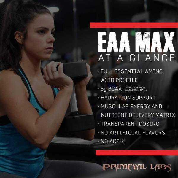 Primeval Labs EAA Max Energy At A Glance