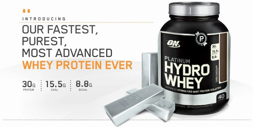 Optimum Nutrition Platinum Hydro Whey Features