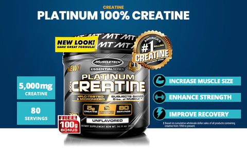 MuscleTech Platinum 100% Creatine - Ultimate Sup