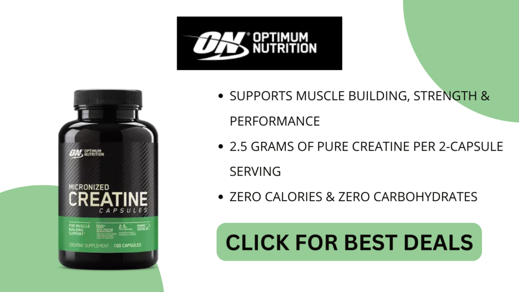 Optimum Nutrition Creatine Capsules Features