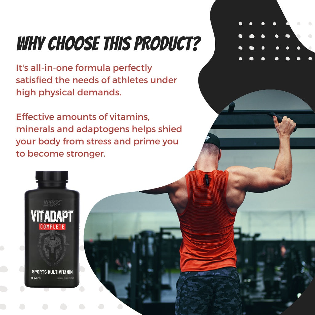 Why choose Nutrex Vitadapt Complete Sports - Features?