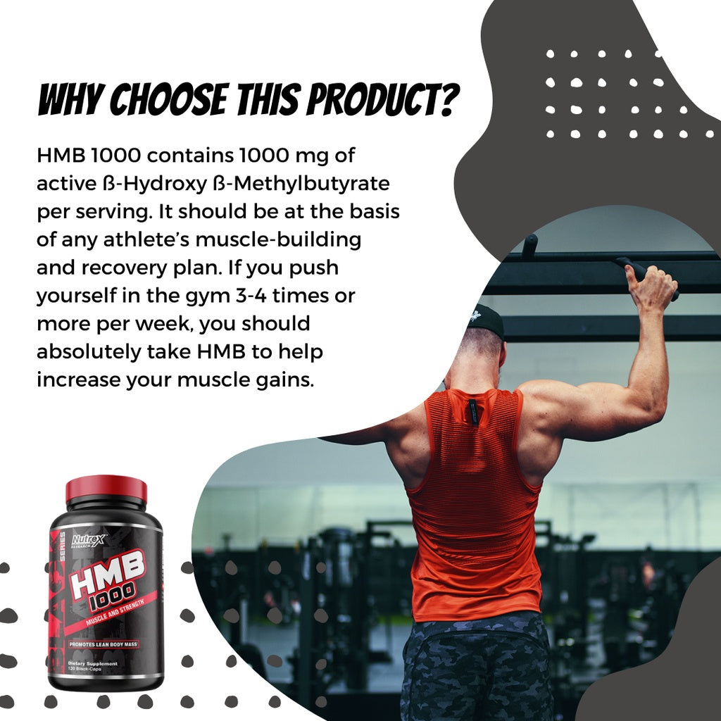 Why choose Nutrex HMB 1000?