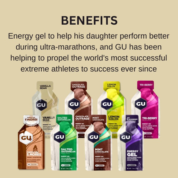 GU, Energy Gel, 1 Pack, benefit