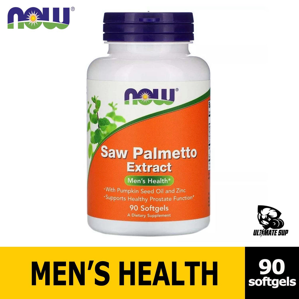 Now Foods, Saw Palmetto Extract, With Pumpkin Seed Oil and Zinc, Men's Health, 90softgels