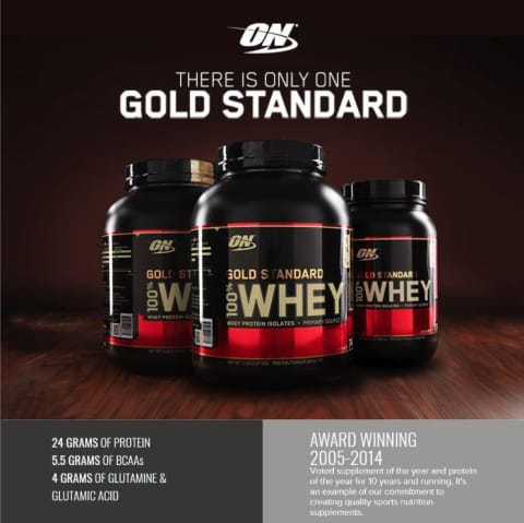 Optimum Nutrition, Gold Standard, 100% Whey, 1lb (454g) / 2lbs (907g) / 5 lbs (2.27 kg) / 10lbs (4.54kg)