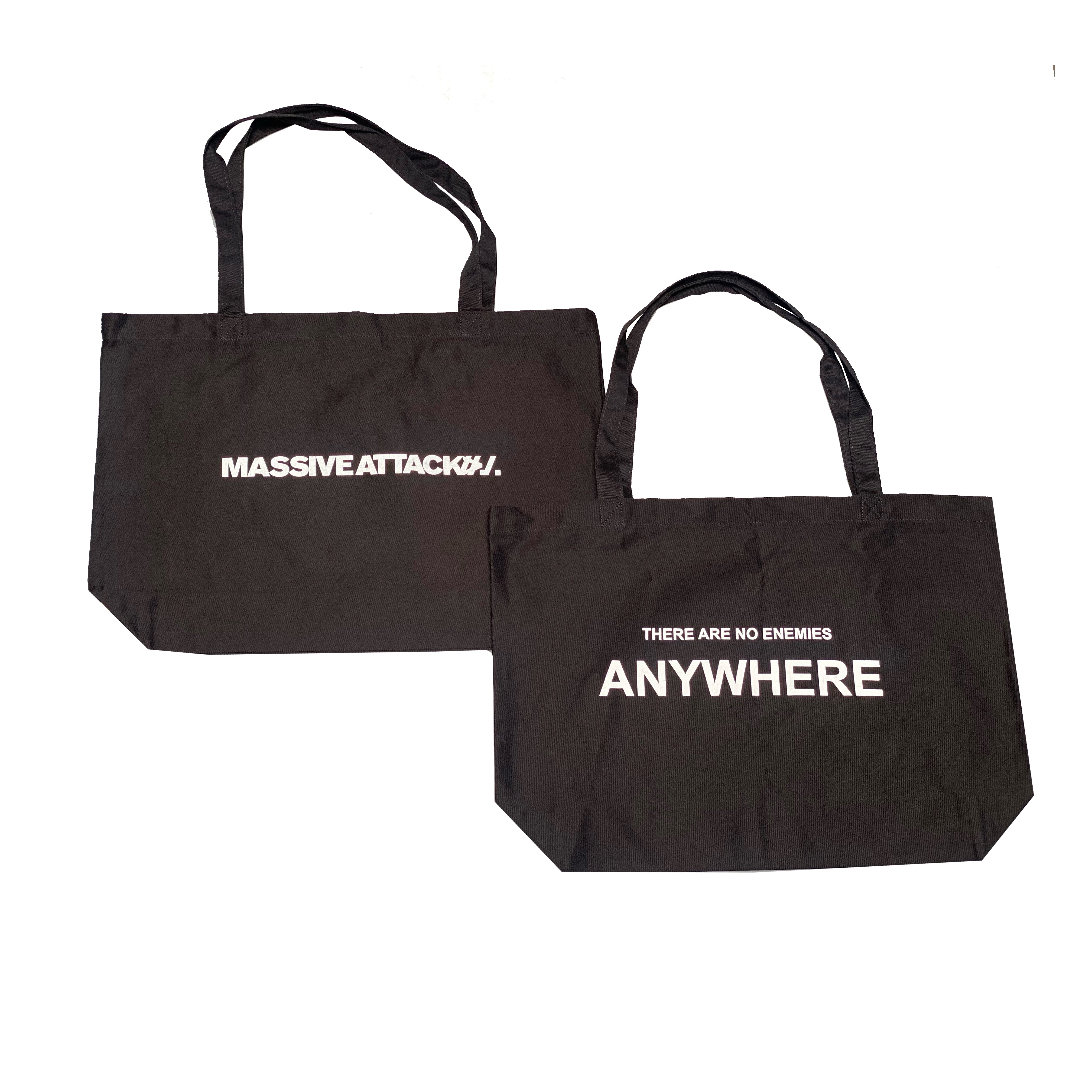 THERE ARE NO ENEMIES BLACK TOTE BAG - Official Merchandise Store US product image