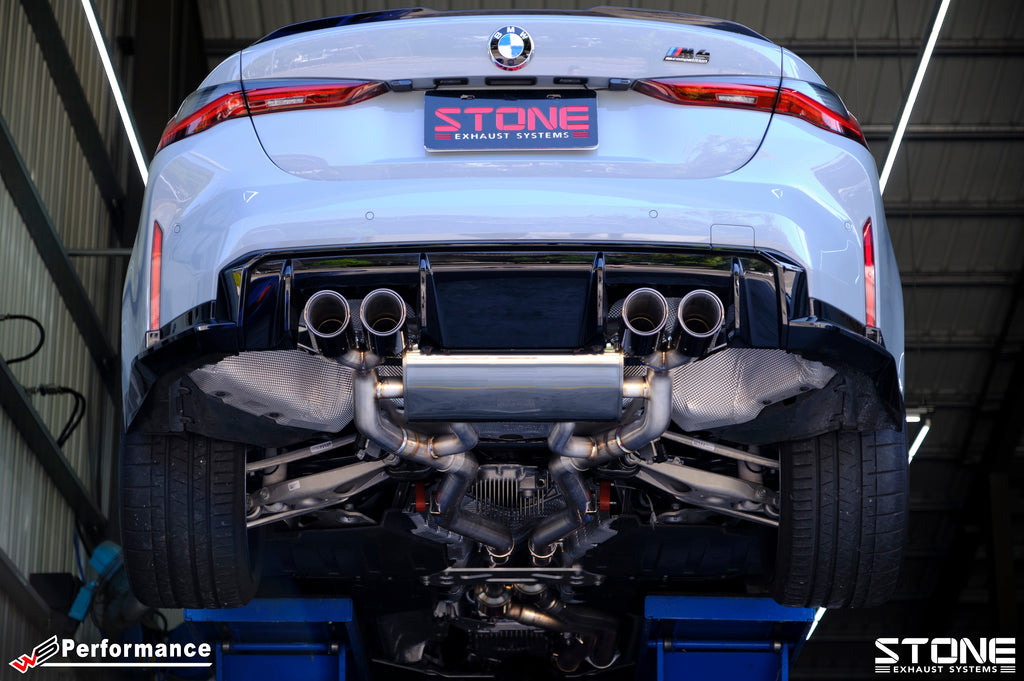 Stone Exhaust BMW S58 G80 M3 & G82 G83 M4 OEM Integrated Valved Catback Exhaust System
