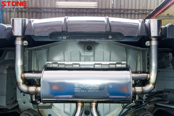 Stone Exhaust Infiniti M274 V37 Q50 2.0T Cat-Back Valvetronic Exhaust System - ML Performance UK