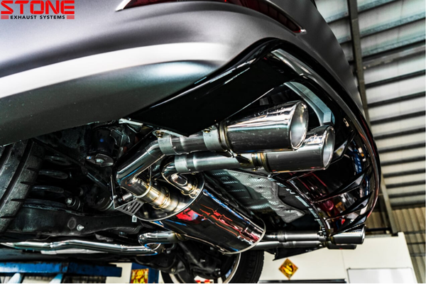 Stone Exhaust Audi EA888 8V S3 Valvetronic Catback Exhaust System - ML Performance UK