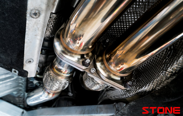 Stone Exhaust BMW S55 F80 F82 F87 Catless Downpipe (M2 Competition, M3 & M4) | Stone Exhaust USA