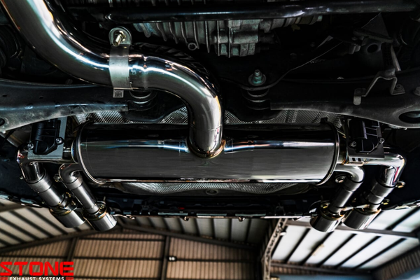 Stone Exhaust Audi EA888 8V S3 Valvetronic Catback Exhaust System - ML Performance UK