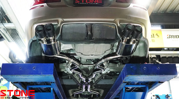 Stone Exhaust BMW S63 F10 M5 Cat-Back Valvetronic Exhaust System - ML Performance UK