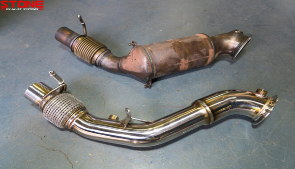 StoneStone Exhaust BMW N13 F20 F30 Catless Downpipes (Inc. 116i, 118i & 316i) - ML Performance UK