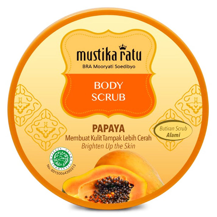 Jual Mustika Ratu Body Scrub Papaya Pepaya 200 G Harga Terbaik March