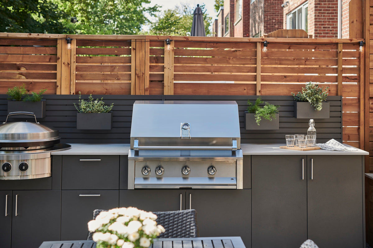 Urban Bonfire Outdoor Kitchen