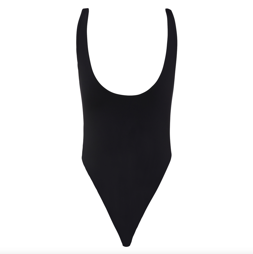 The Bradly // Black | One Piece Bodysuit | Myra Swim Swimsuit – MYRASWIM
