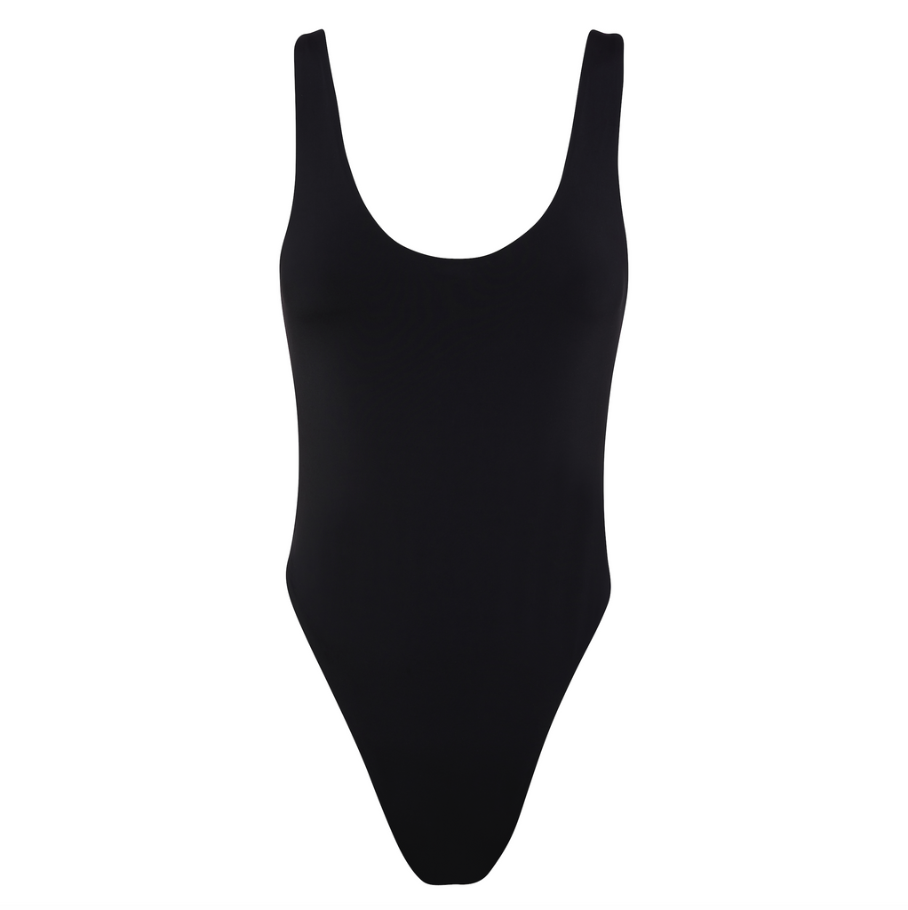 The Bradly // Black | One Piece Bodysuit | Myra Swim Swimsuit – MYRASWIM