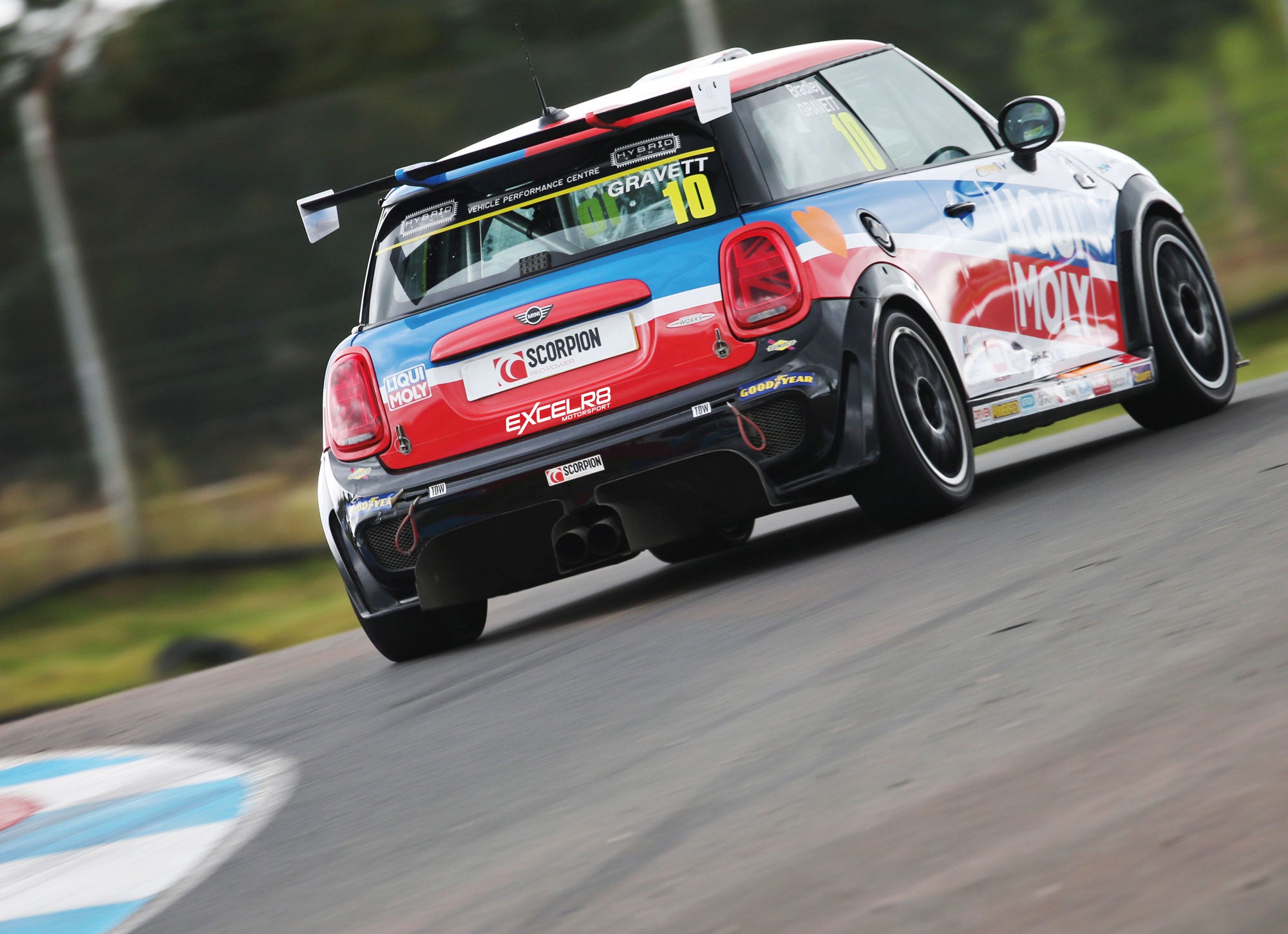 Bradley Gravett son of BTCC British Touring Car Champion Robb Gravett in the MINI Challenge JCW Series at Snetterton in 2022 EXCELR8 Motorsport Announcement Photo 1 Cooper Racing Driver LIQUI MOLY LM Performance Thinking it Better 4