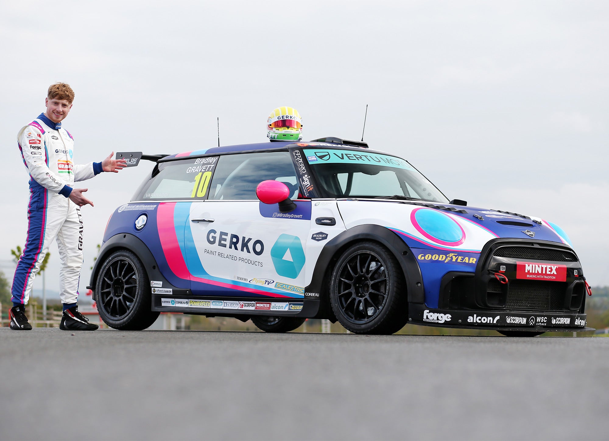 Bradley and Gravett Racing Announce Much Anticipated 2024 MINI JCW Livery