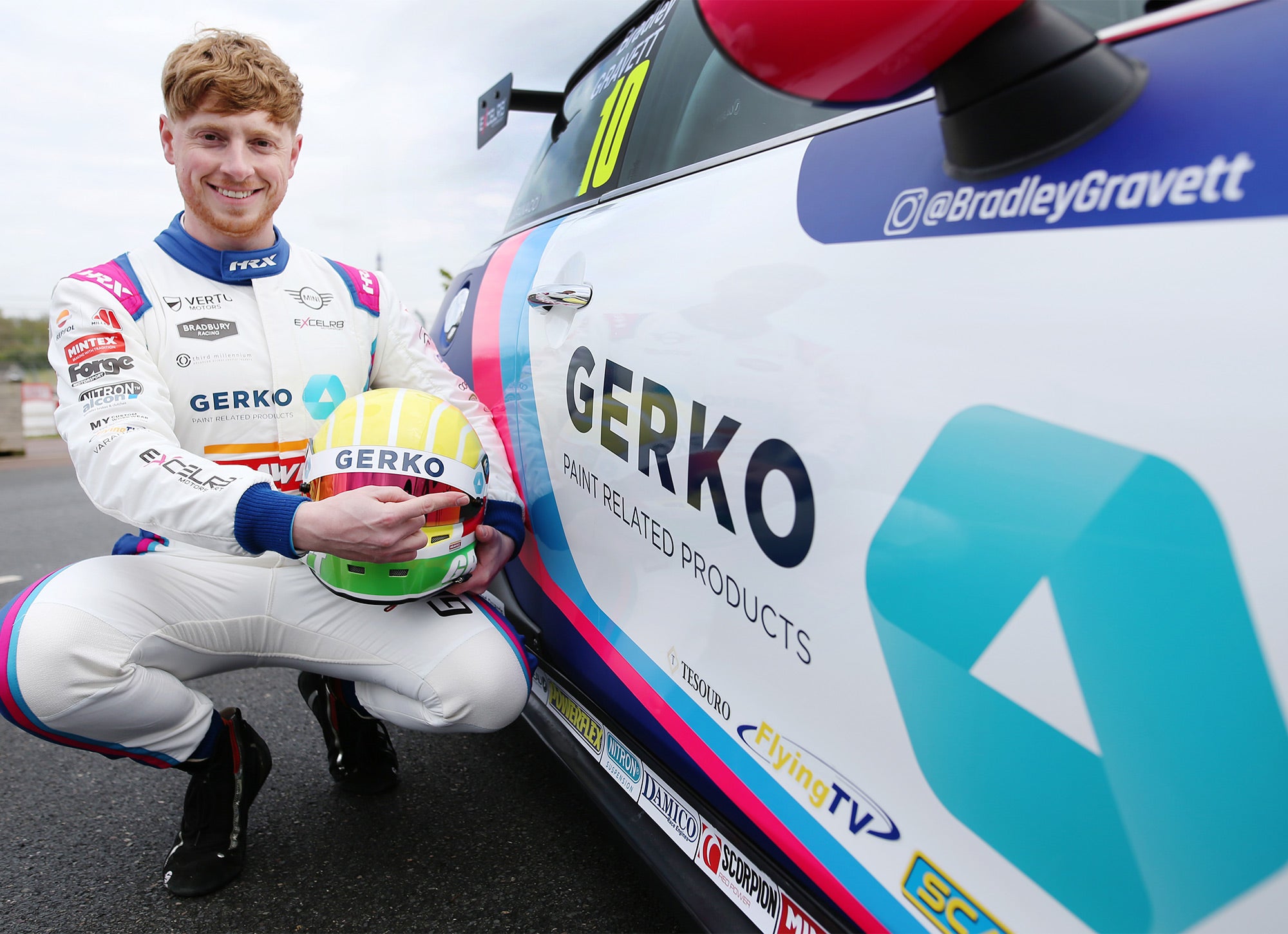 Gravett Racing Extends Partnership with Paint Related Products Brand GERKO International