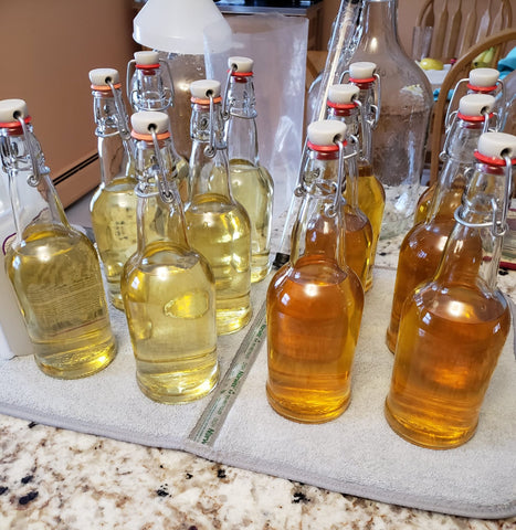 mead bottles, homemade mead